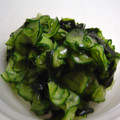 バボタン's cooksnap of when they made きゅうりとわかめと生姜の和え物。.