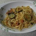 teamimi's cooksnap of when they made とろーりナスとベーコンのトマトパスタ♥.