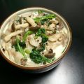 savelow's cooksnap of when they made ほうれん草としめじのクリーム煮.