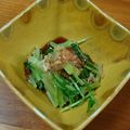 ☆コパン☆'s cooksnap of when they made 水菜のおひたし.