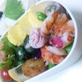 ELF★hana's cooksnap of when they made お弁当の簡単おかず♪えびで巻き巻き～♡.