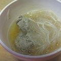 papyaz's cooksnap of when they made 鰯のつみれ汁(お吸い物).