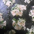 honyohonyo's cooksnap of when they made 子供と一緒に…簡単！にらもやしのミンチ焼.