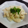 ぼのつま's cooksnap of when they made ササミとウドの塩酢炒め.