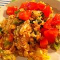 はな＠まみ's cooksnap of when they made レタスとトマトの炒飯.
