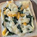 新妻あや's cooksnap of when they made バジルチーズトースト.