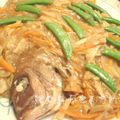 ♪nanachan♪'s cooksnap of when they made 豪華☆一匹料理☆『鯛の野菜あんかけ』.