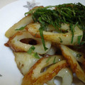 haruﾏﾏ's cooksnap of when they made 柚子胡椒バター焼きちくわ.