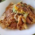 はむじぶ。's cooksnap of when they made マヨコーンチーズお好み焼き.