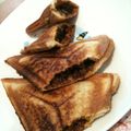 あやこ６１'s cooksnap of when they made 朝食に☆カレーチーズトースト.