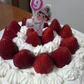 家族Loveママ's cooksnap of when they made 炊飯器で☆米粉ケーキ.