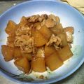 ぴたごらすいっちー's cooksnap of when they made 大根と豚肉のオイスター煮.