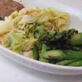 ムニくう's cooksnap of when they made 簡単★アスパラの塩昆布和え　　※お弁当.