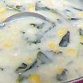 おやっさま's cooksnap of when they made コーンとほうれん草のシチュー.