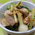 どりだお's cooksnap of when they made 春爛漫！野蒜(ノビル)のスタミナ炒め。.