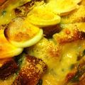 Raigumama's cooksnap of when they made ポテトベーコンほうれん草パングラタン！.
