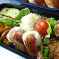 蒼's cooksnap of when they made お弁当♡ウインナーのチーズちくわ巻き.