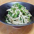 母ちゃん☆'s cooksnap of when they made 【せりに挑戦】せりともやしのごまごま和え.