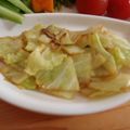 Nekozame's cooksnap of when they made シンプルきゃべつ炒め.