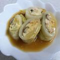 norikeiママ's cooksnap of when they made 電子レンジで♪白菜の豆腐ロール.