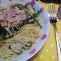 りぷ♪'s cooksnap of when they made めんつゆで簡単！和風パスタ.