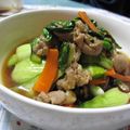 えみんちゅ＊'s cooksnap of when they made 豚バラ肉とチンゲン菜のごま油炒め.
