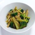 ∪うう∪'s cooksnap of when they made ブロッコリーの茎とエリンギのきんぴら.