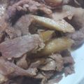 kagesusie's cooksnap of when they made りんごでやわらか♪豚肉とごぼうの煮物.
