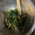 クックAWUPEX☆'s cooksnap of when they made ★春菊の梅あえ★.