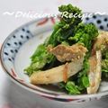 1646's cooksnap of when they made 菜の花とれんこんの温サラダ♪.