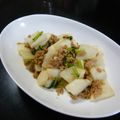 ゆいランラン's cooksnap of when they made かぶとツナのガーリック醤油炒め.
