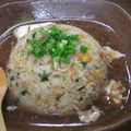 sakurashop's cooksnap of when they made さっぱり☆梅しらす大葉あんかけチャーハン.