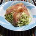 ‡豆羽‡'s cooksnap of when they made 生ハムとアボカドのパスタ.