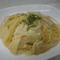まほじょ's cooksnap of when they made 辛子明太子de筍と新玉ねぎのスパゲティ.