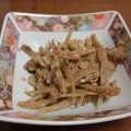 KADOちゃん's cooksnap of when they made ツナとごぼうの卵とじ.