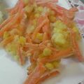 momo_fuku's cooksnap of when they made にんじんとコーンのかき揚げ♪.