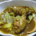 mnё's cooksnap of when they made 手羽元とキャベツのカレー煮込み.