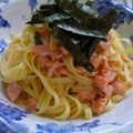 くずぴー's cooksnap of when they made あっさり鮭入りカルボナーラ♪.