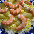 shimaru's cooksnap of when they made ふきと海老のちらし寿司.