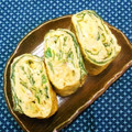 シャンプーハット's cooksnap of when they made ネギわかめの卵焼き.