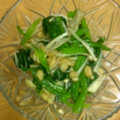 SILK0205's cooksnap of when they made ほうれん草とえのきだけのあげ玉和え♪.