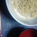 umeco02's cooksnap of when they made サッポロ一番で★簡単濃厚つけ麺.