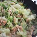 ＴＡＬＯＮ's cooksnap of when they made ツナとレタスの１０分炒め.