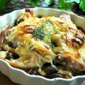 おしす's cooksnap of when they made 鶏肉ときのこのチーズ焼き♡.