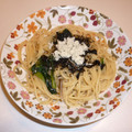 ひばりや's cooksnap of when they made きのこの和風スパゲッティ山わさび添え！.