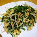 はっちぱっち's cooksnap of when they made もやし✿ニラ✿卵の✿マヨ✿ポン✿炒め.