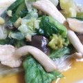 ユーロン's cooksnap of when they made ＊もりもりレタスときのこの中華炒め＊.
