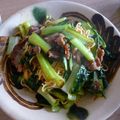 yomocat's cooksnap of when they made 小松菜の焼そば.