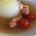 vivido's cooksnap of when they made 新玉ねぎの◯ごとスープ.