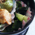 キャシーキャサリン's cooksnap of when they made お弁当に きゅうりとわかめのマヨ和え.